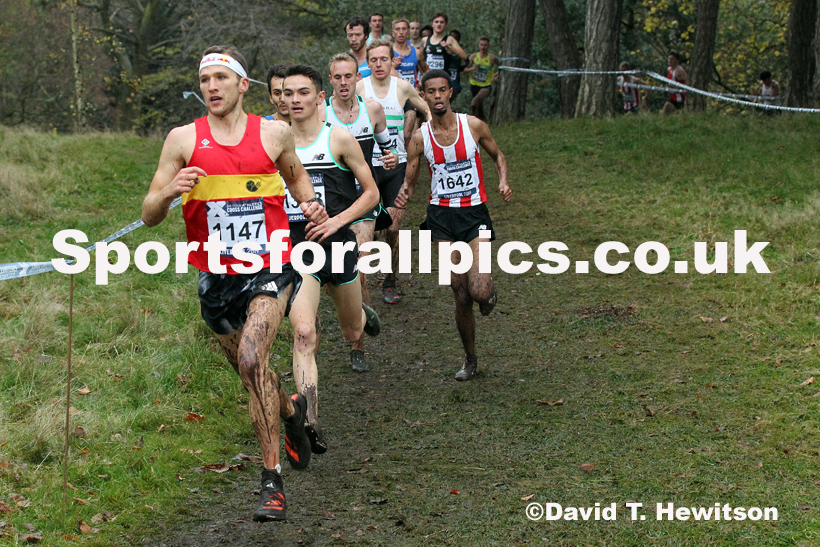Senior and under-23 men, 2019 European Cross Country Trials and British Cross Challenge, Sefton Park, Liverpool.  Photo: David T. Hewitson/Sports for All Pics